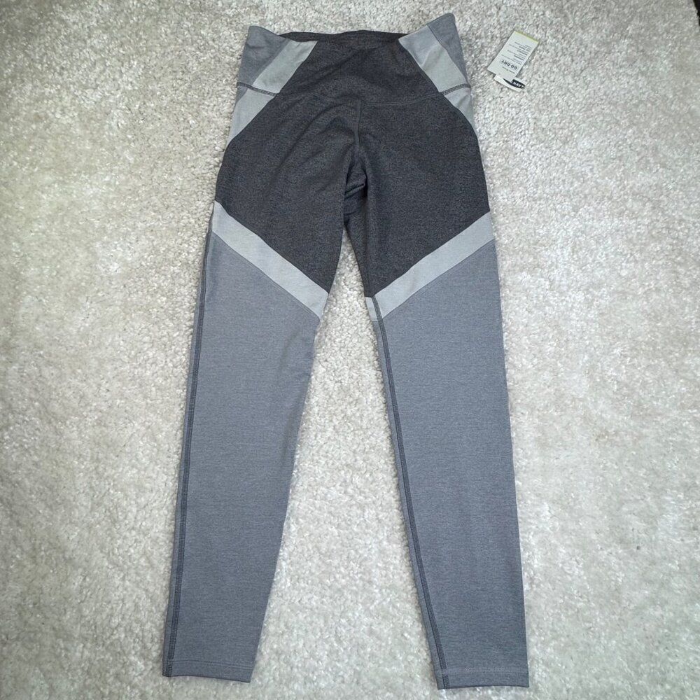 Old Navy Active Elevate Legging Two Tone Carbon Gray NEW
